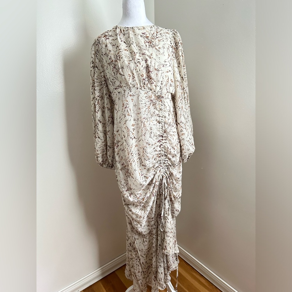 Beige/Cream Floral Dress
